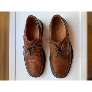 Bostonian Men's Brown Leather Dress Shoe Size 9M - 29079 Made In Italy